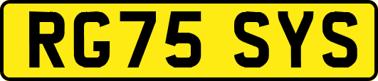 RG75SYS