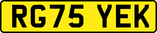 RG75YEK