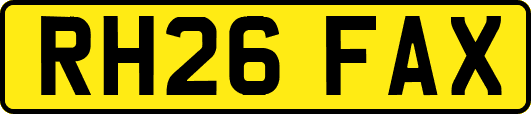 RH26FAX