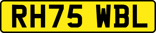 RH75WBL