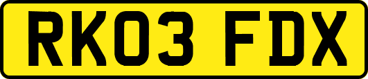 RK03FDX