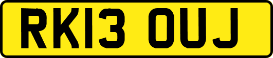 RK13OUJ