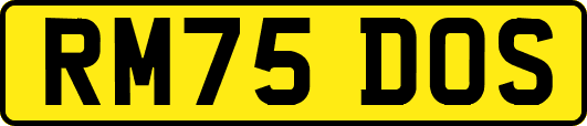 RM75DOS