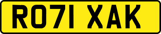 RO71XAK