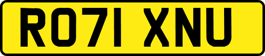 RO71XNU