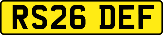 RS26DEF