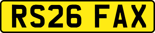 RS26FAX