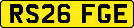 RS26FGE