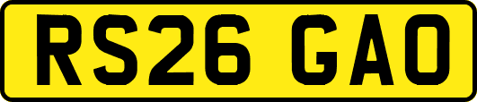 RS26GAO