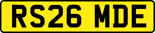 RS26MDE