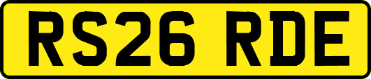RS26RDE