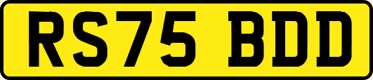 RS75BDD