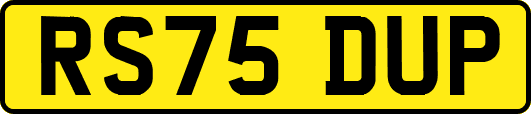RS75DUP