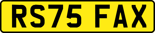 RS75FAX