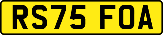 RS75FOA