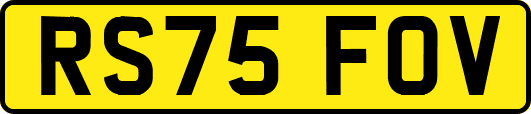 RS75FOV