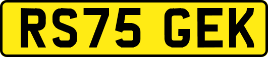 RS75GEK