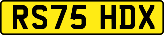RS75HDX