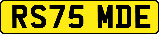 RS75MDE