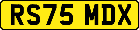 RS75MDX
