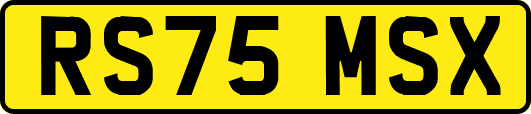 RS75MSX
