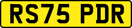RS75PDR
