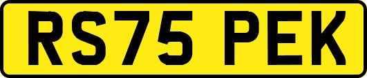 RS75PEK