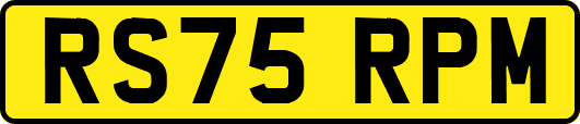 RS75RPM