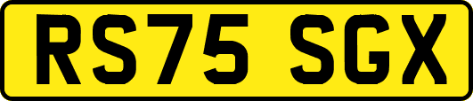 RS75SGX