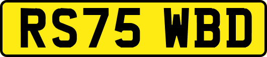 RS75WBD