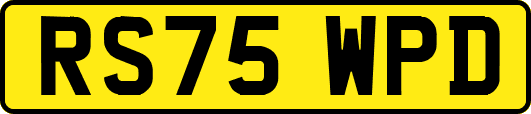 RS75WPD