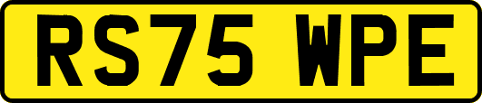 RS75WPE