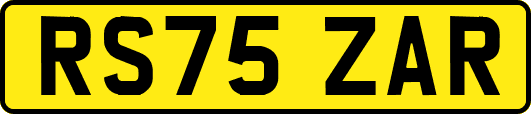RS75ZAR