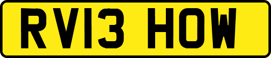 RV13HOW