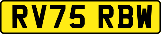 RV75RBW