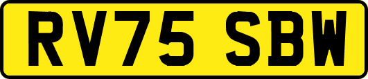 RV75SBW