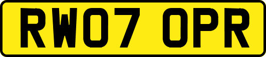 RW07OPR