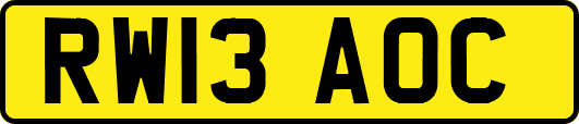 RW13AOC