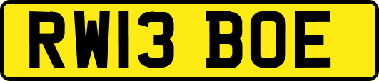 RW13BOE