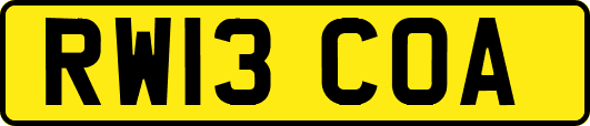RW13COA