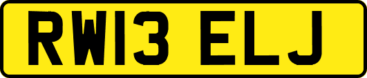 RW13ELJ