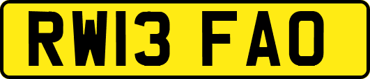 RW13FAO