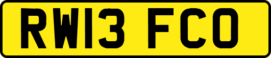 RW13FCO