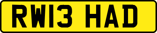 RW13HAD