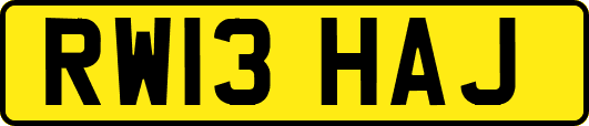 RW13HAJ