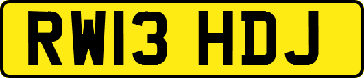 RW13HDJ