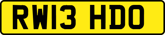RW13HDO