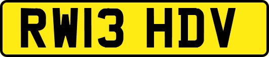 RW13HDV