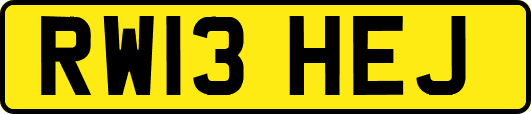 RW13HEJ