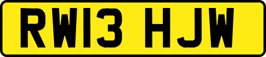RW13HJW